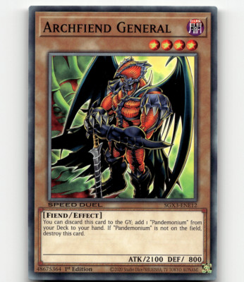 Yugioh Archfiend General Speed Duel GX: Duelists of Shadows-image