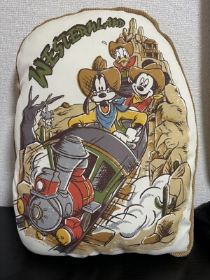 Disney Big Thunder Mountain Cushion Tokyo Disney Land Limited Plush 20in-image