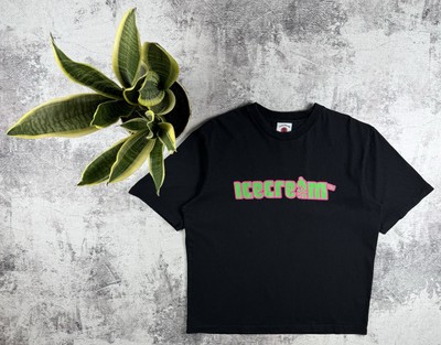 Ice Cream by Billionaire Boys Club BBC Black Streetwear Print Jersey T Shirt Tee-image