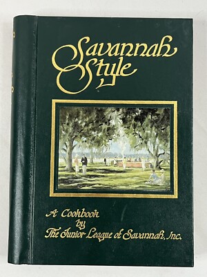 Savannah Style A Cookbook by The Junior League 1980 Hardcover 5th printing-image