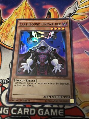 Yugioh Earthbound Linewalker LC5D-EN153 1st Edition LP Condition-image