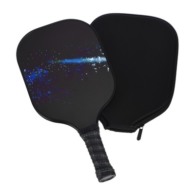 Graphite Pickleball Paddle Carbon Fiber Polymer Racket with Portable Cover-image