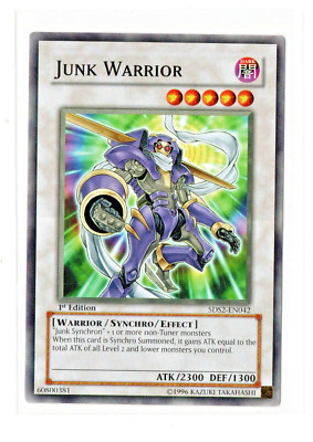 2009 - Yu-Gi-Oh! 5D's 2 Starter Deck - 1st Edition Junk Warrior #5DS2-EN042 - LP-image