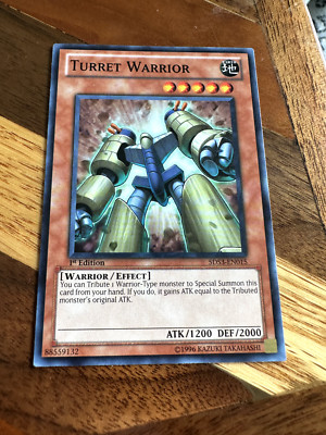 Turret Warrior 5DS3-EN015 1st Edition Common VLP + BONUS-image