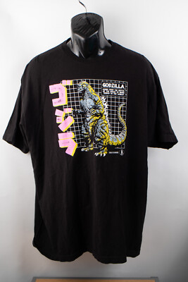 Toho & Co Godzilla Men's 2XL XXL Shirt Sleeve T-Shirt Shirt Black-image