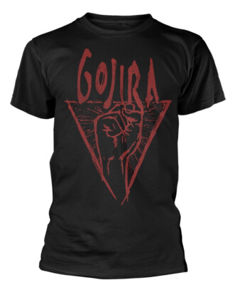 Gojira Power Glove Black T-Shirt NEW OFFICIAL-image