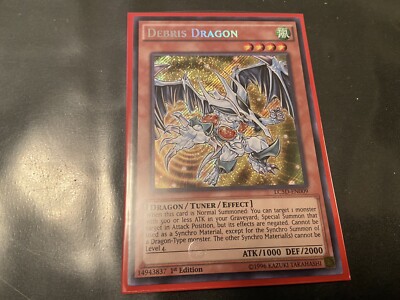 Debris Dragon Secret Rare 1st Edition LC5D-EN009-image