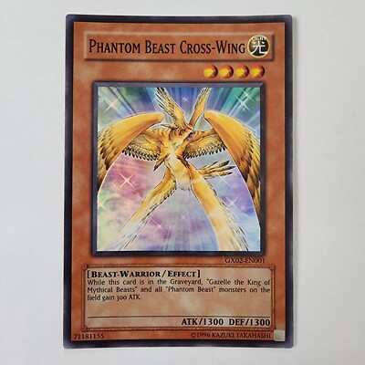 Phantom Beast Cross-Wing - GX02-EN001 - LP - Super Rare - Unlimited - Yugioh-image