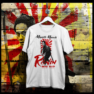 Samurai T-Shirt Bushido Code Ronin Hanzo Sword Warrior Japanese Assassin tee-image