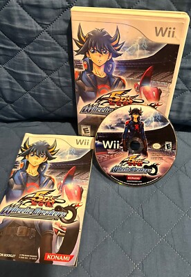 Yu-Gi-Oh 5D's Wheelie Breakers (Nintendo Wii, 2009) With Manual No Cards-image