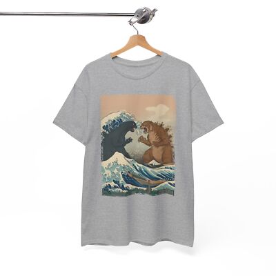 Battle Godzilla T-Shirt | Intense Kaiju Fight Tee | Japanese Sci-Fi Shirt-image