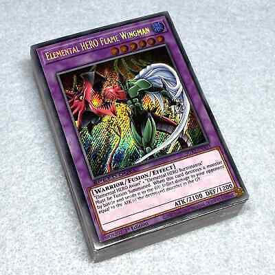 Yu-Gi-Oh! GX Jaden Yuki Premium 78 Card Deck Elemental HERO Flame Wingm + Bonus!-image