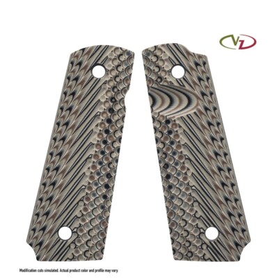 VZ Grips Operator II Full Size 1911 G-10 MARSOC Ambi Safety Cut Beveled Grip NEW-image