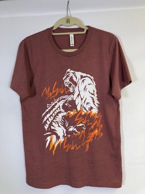 Godzilla vs King Kong Unisex Tee Size M Brown-image
