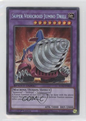 Super Vehicroid Jumbo Drill 1st Ed. YuGiOh Speed Duel GX: Midterm Paradox ic3-image