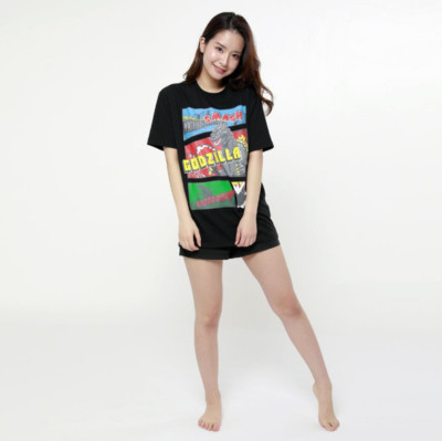 GODZILLA T-Shirt Black Unisex TOHO Godzilla Store Japan Character Monster Kaiju-image