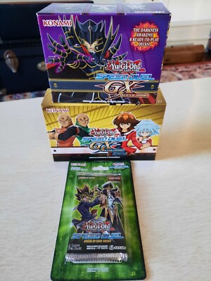 YuGiOh SPEED DUEL GX Duelists of Shadows & Midterm Paradox + 3 Packs New Sealed-image