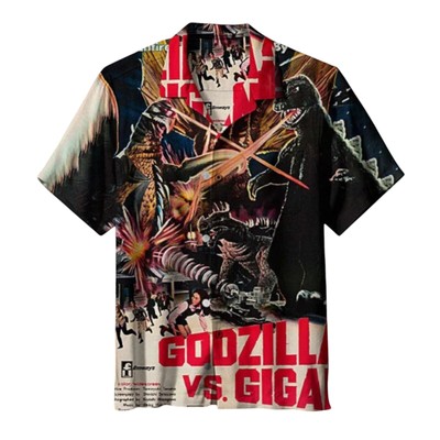Release Of Godzilla Vs Gigan Universal Hawaiian Shirt-image