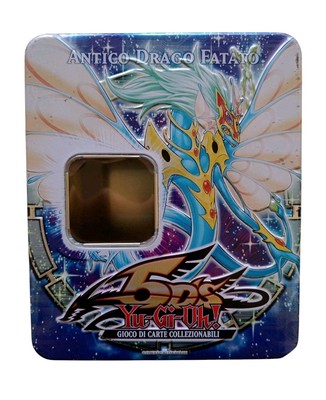 *HH* Tin Box Card Yu Gi Oh 5d's Antique Fairy Dragon 2009 Box ITA cards EMPTY-image