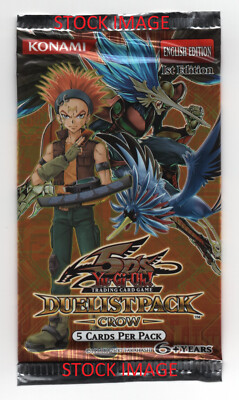 (500634) YUGIOH Duelist Pack Crow 5D'S 1st Edition Sealed Booster Pack-image