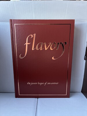 FLAVORS (Cook Book)  by Junior League of San Antonio 1978 Faux Leather Hardcover-image