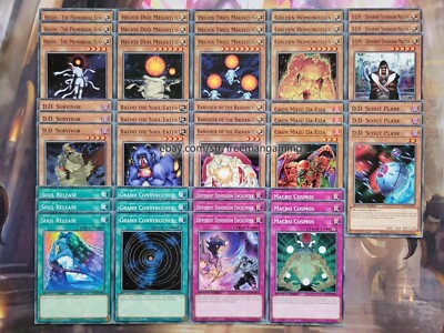 Yu-Gi-Oh! Competitive Macro Cosmos Deck 42 Card Anime GX Amnael Helios + Bonus!-image