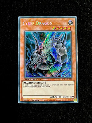 🔥 YUGIOH • CYBER DRAGON • SECRET RARE • SGX3-EN128 • 1st EDITION • NM • 🔥-image