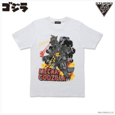 Godzilla Mechagodzilla (1974) T-shirt STUDIO696 White TOHO Godzilla Store Japan-image