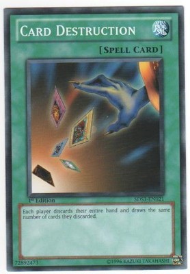 Card Destruction - 5DS3-EN021 - Common - 1st Edition Moderately Played Starter D-image