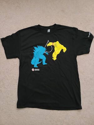 Godzilla X Kong: The New Empire, Red Cross T-Shirt, Men's Sz 2XL Collectible New-image