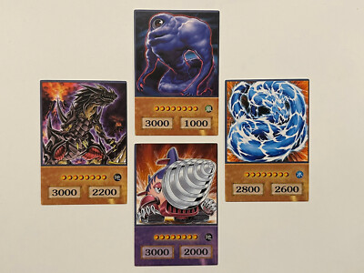 Yu-Gi-Oh GX Anime Style Cards - Ultimate Tyranno Water Dragon Cloudian Typhoon-image