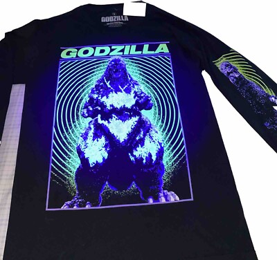 Godzilla Toxic Glow In The Dark Long Sleeve T-Shirt-image