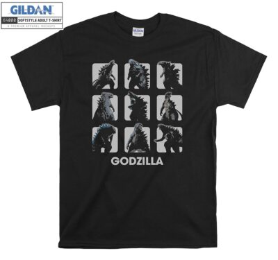 Godzilla Moods Box Up Funny T-shirt-image