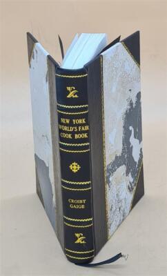 New York World'S Fair Cook Book The American Kitchen 1939 [Leather Bound]-image