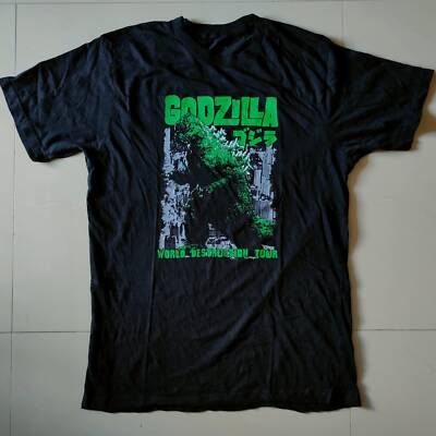 GODZILLA vtg black t-shirt-image