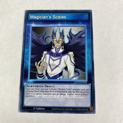 Yugioh Magicians Scales SGX4-ENS06 1st Edition Speed Duel Midterm Destruction-image