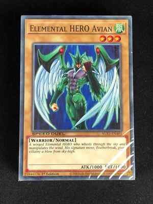 YUGIOH ELEMENTAL HERO AVIAN SPEED DUEL SGX1 SEALED DECK! NO BOX-image