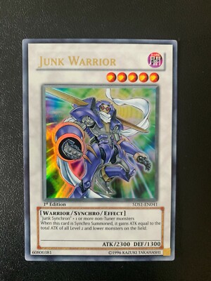 Yu-Gi-Oh! Junk Warrior 5DS1-EN0041 1st Ed Ultra Rare-image