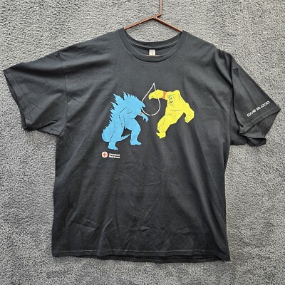 American Red Cross T Shirt Godzilla Kong The New Empire Give Blood Men 2XL-image