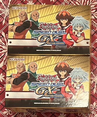 2 Boxes Konami Yu-Gi-Oh! TCG Speed Duel GX Midterm Paradox New Sealed-image