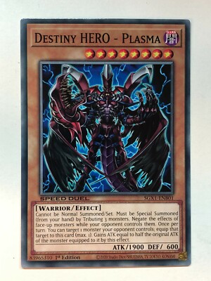 Yu-Gi-Oh! Speed Duel GX: Duel Academy Destiny HERO - Plasma SGX1-ENB01 NM/M-image