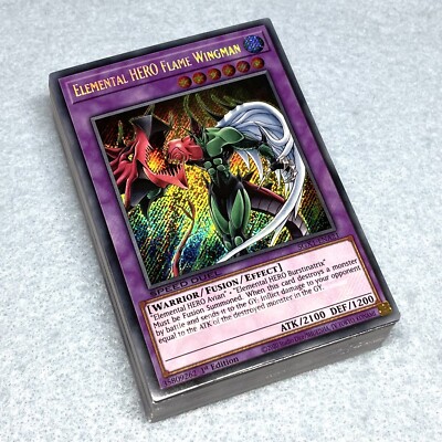 Yugioh GX Jaden Yuki Premium 78 Card Deck Elemental HERO Flame Wingman + Extras-image