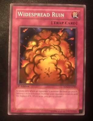 Widespread Ruin Yugioh Card 1st Edition 5DS2-EN040 Great Condition-image
