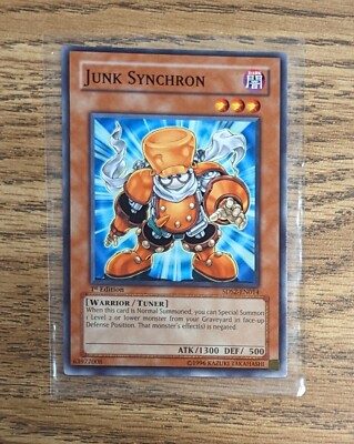 Yu-Gi-Oh! TCG Junk Synchron 5DS2-EN014 1st Edition Warrior Tuner Konami EX-NM-image