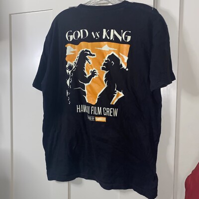 Godzilla Vs King Kong T-Shirt Hawaii Film Crew Large God Vs King-image