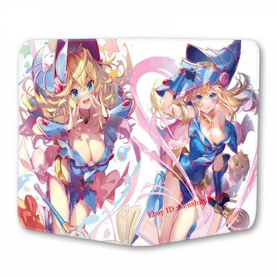 Anime Yu-Gi-Oh! Black Magician Girl Zipper Card Storage Book Pack Gift-image