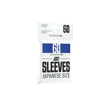 Just Sleeves Protective Sleeves 60 Bags 60x87 Mm BLUE Japanese Size Yugioh-image
