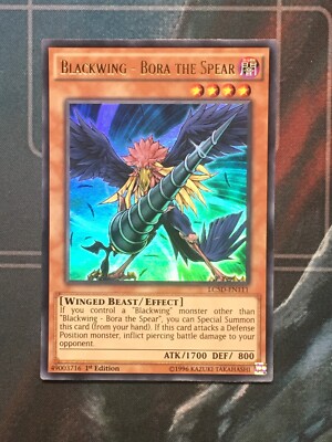 yugioh blackwing - bora the spear 1st ed ultra rare LC5D-EN111 NM -image