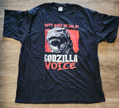 Godzilla Don't Make Me Use My Godzilla Voice T-Shirt Size 3XL-image