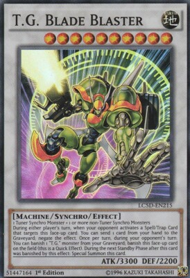 T.G. Blade Blaster - LC5D-EN215 - Super Rare - 1st Edition - NM-image